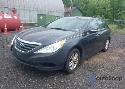 2014 Hyundai Sonata Gls из США, поврежденный, VIN 5NPEB4AC6EH881653
